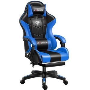 Gamingstoel Met Voetensteun Groot, Computerstoel For Zware Mensen Grote En Lange Gamestoel Ergonomische Bureaustoel For Volwassenen Hoge Rug (Color : C)