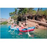 Sevylor Tahiti Plus Kayak - Opblaasbaar - 2+1-Persoons - Blauw/rood