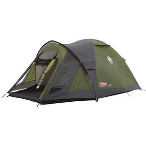 Coleman Darwin 3+ tent, 3 personen, 3-persoons tent, iglotent, festivaltent, lichte koepeltent met voortent, waterdicht WS 3.000 mm