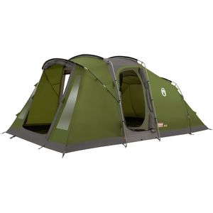 Coleman Vespucci 4 Tunneltent - Familietent 4 persoons - XXL slaapcabines - SPF 50 zonbescherming - Groen