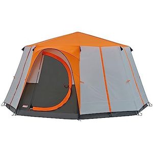 Coleman Cortes Octagon tent 8 Personen grijs/oranje