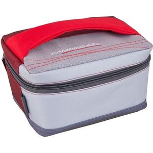 Campingaz Zachte geïsoleerde lunchkoeler met doos en koude accumulator, rood/grijs, M