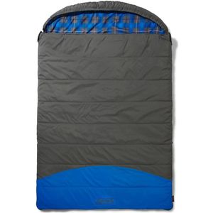 Coleman Double Basalt Sleeping Bag Blauw 205 x 80 cm / Double Zipper