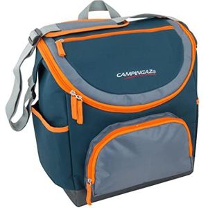 Campingaz Messenger Tropic Koeltas, 20 liter, isolatietas met draagriem, koelt tot 16 uur, opvouwbare isotas om te winkelen, kamperen of als picknicktas, blauw