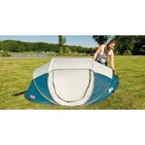 Coleman Galiano 4 Pop-up tent - tent 4 persoons - praktische pop up tent - Blauw/Wit