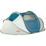 Coleman Galiano 4 Pop-up tent - tent 4 persoons - praktische pop up tent - Blauw/Wit