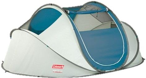Coleman Galiano 4 Pop-up tent - tent 4 persoons - praktische pop up tent - Blauw/Wit