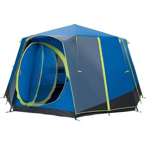 Coleman Octagon 8 - Familietent - 8 Persoons - Blauw/Lime