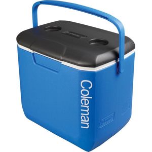 Coleman Koelbox 30QT Performance Cooler, capaciteit van 28 liter, grote hoogwaardige koelbox, koelbox voor drankjes, blauw
