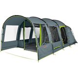 Coleman Vail 4L Tunneltent - Familietent - tent 4 persoons - XXL slaapcabines - Grijs/Groen