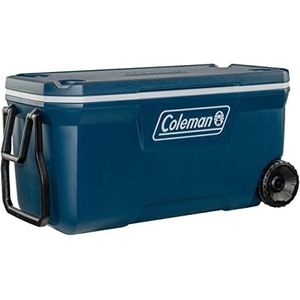 Coleman Xtreme 52 QT Koelbox, grote thermobox met 49 liter inhoud, hoogwaardige PU-schuimkernisolatie, koelt tot 4 dagen, mobiele thermobox, perfect voor camping, picknick of festivals