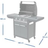 Campingaz Premium 3 Series gasbarbecue