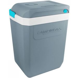 Campingaz Powerbox Plus Elektrische koelbox, 28 liter, 12 V-aansluiting, ruimte voor 8 x 1,5 l flessen, op stroom werkende koelbox, thermobox voor auto en camping, met batterijbewaker, 28 liter