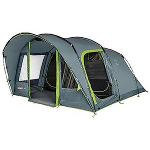 Coleman tent Vail 4/6, familietent voor 4/6 personen, grote kampeertent met 2/3 extra grote slaapvakken en vestibule, snel in te stellen, waterdicht HH 4.000 mm