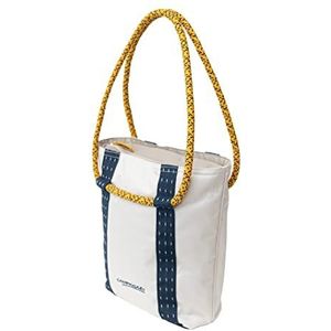 CAMPINGAZ Jasmin Bucket Bag, koelbox met inhoud van 5 l, houdt tot 6 uur koud, ruimte voor 3 flessen met 0,5 l inhoud, compacte koeltas, picknicktas, lunchtas van gerecyclede materialen,5L,wit