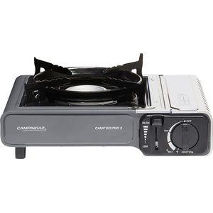 Odoland 4000W Campingkooktoestel, windbeschermd, verstelbaar, lichtgewicht gaskooktoestel voor rugzaktochten, draagbare propaanbrander voor kamperen en wandelen met EVA-box
