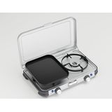 Campingaz Kitchen 2 Grill and Go CV - luxe camping kooktoestel – gas stove - grijs