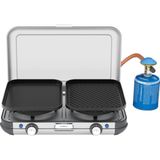 Campingaz Kitchen 2 Grill and Go CV - luxe camping kooktoestel – gas stove - grijs