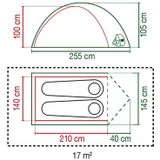 Coleman Darwin 2 Koepeltent - Tent 2 Persoons - 3000 Mm Waterkolom - Snel Opzetten - Grijs