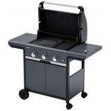 Campingaz Select 3 EXS – 3-pits BBQ - gasbarbecue met zijbrander - zwart