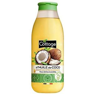 Cottage Douche-olie, extra voedend, met kokosolie, droge en gevoelige huid, 560 ml