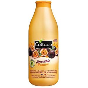 Cottage Douche/bad hydraterende melk smoothie passion, 97% ingrediënten van natuurlijke oorsprong, 1 stuk