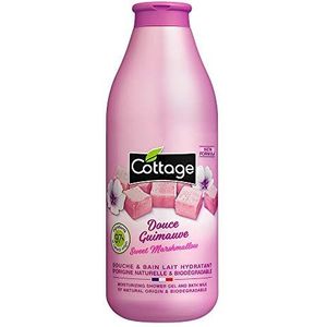 Cottage - Douche bad en moisturizer - Zoet marshmallow - 97% natuurlijke ingrediënten - 1 eenheid - 750 ml