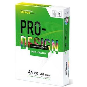 Pro-Design papier A4 | wit | 250 vel | 200gr. | 1 pak