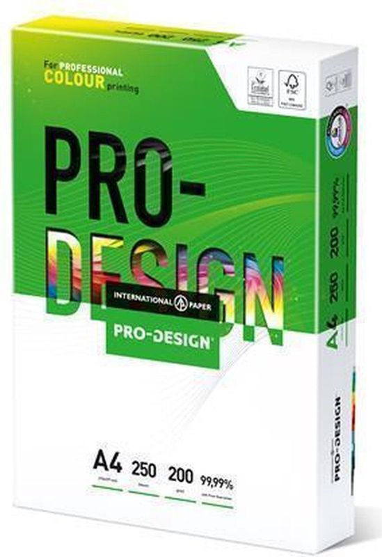 Pro-Design - 200 Grams - Kopieerpapier - Wit - 250 Vel A4