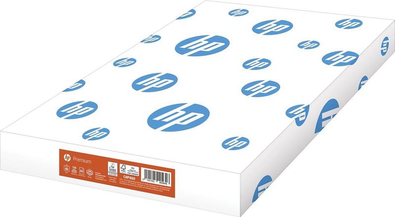 Kopieerpapier Hp Premium A3 80gr Wit - Pak A 500 Vel - 5 Stuks