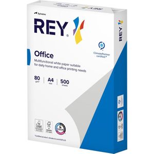Kopieerpapier Rey Office A4 80gr Wit - Pak A 500 Vel