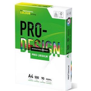 Pro-Design - A4 Kopieerpapier - 500 Vellen - 90 g/m² - Dubbelzijdig Afdrukken