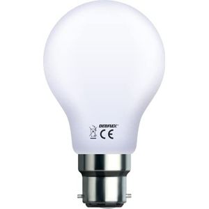 Debflex 600486 LED-lampen, filament, glas, A60, B22, 2700 K - 6,5 W, wit