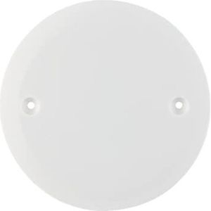 Debflex - Deksel inbouwdoos om te schroeven - Sluiten en wachten op een lege inbouwdoos - Rond deksel -Wit - Ø 86 mm voor doos Ø 67 mm