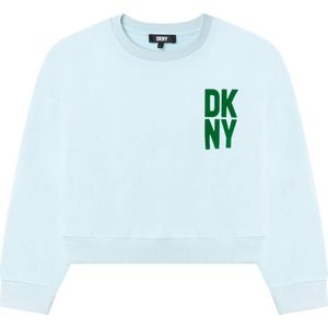 DKNY - D35S49 - Sweatshirt - Blauw - 87% Katoen, 13% Polyester