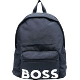 BOSS Logo Backpack J20372-849, Unisex, Marineblauw, Rugzak, maat: One size