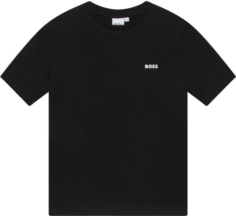 BOSS - J25P23 T-shirt - Zwart - Katoen - Korte Mouwen