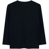 BOSS - Katoenen T-shirt - Zwart - Lange Mouwen - Kinderen - Regular-Fit