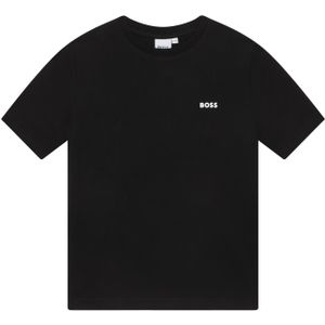 BOSS - J25P23 T-shirt - Zwart - Katoen - Korte Mouwen