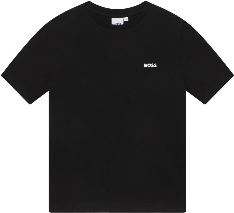 BOSS - J25P23 T-shirt - Zwart - Katoen - Korte Mouwen