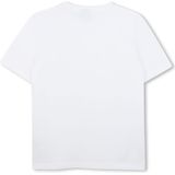 Boss T-shirt Junior - Wit - Regular Fit - Katoen