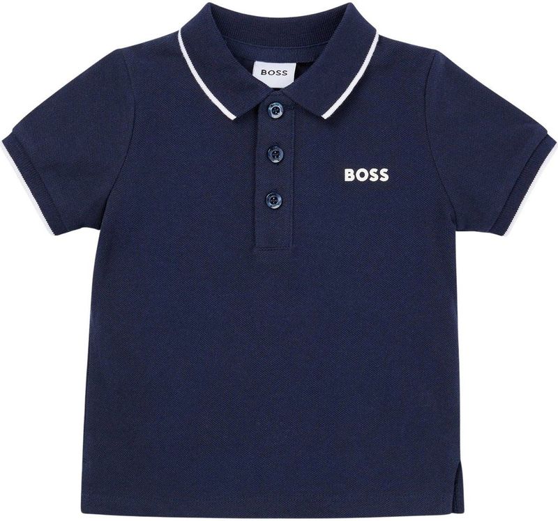 BOSS Polo - Donkerblauw - Korte Mouwen
