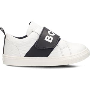 Boss Kids Baskets J50870 Lage sneakers - Leren Sneaker - Jongens - Wit - Maat 26