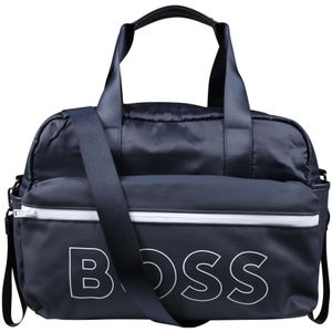 Hugo Boss, Interieur, unisex, Blauw, ONE Size, Polyester, Blauwe Moedertas met Logo