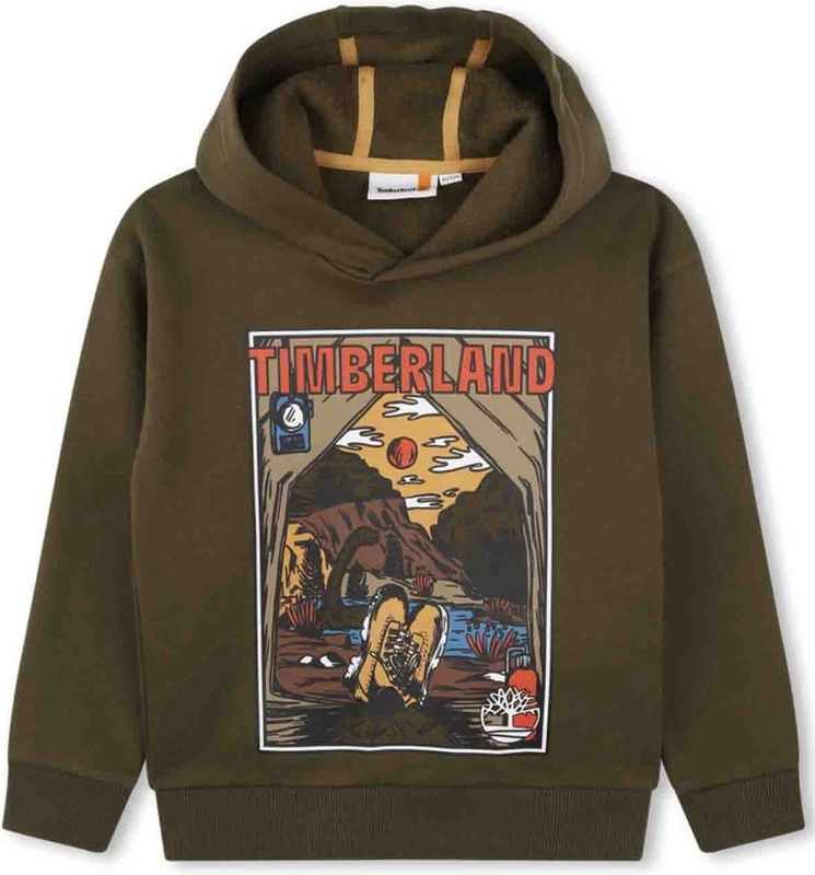 Timberland - T60314 - Hoodie - 80% Katoen - Geborstelde French Terry