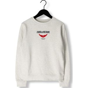 Zadig & Voltaire X60154 Truien & Vesten Kids - Sweater - Hoodie - Vest- Lichtgrijs