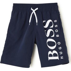 HUGO BOSS Zwembroek met logoprint - Blauw - Maat 116