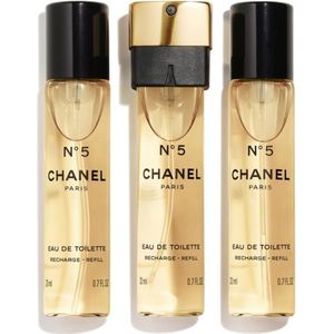 Chanel N°5 Twist and Spray Refill - 3 x 20 ml = 60 ml - eau de toilette - navullingen