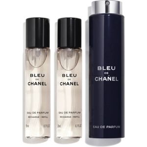 Chanel Bleu de Chanel Geschenkset Eau de Parfum 20 ml + 2x navulling 20 ml 1 set