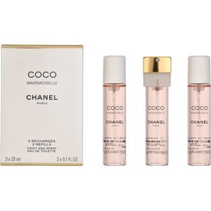 Chanel Coco Mademoiselle Geschenkset - 3x Eau de Toilette Refill
